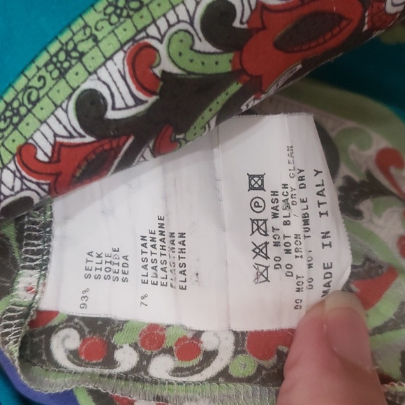 Etro look Italian silk top - Picture 2 of 3